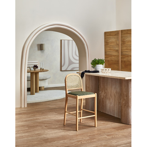 66cm-Louie-Arched-Rattan-and-Solid-Beech-Wood-Bar-Stool