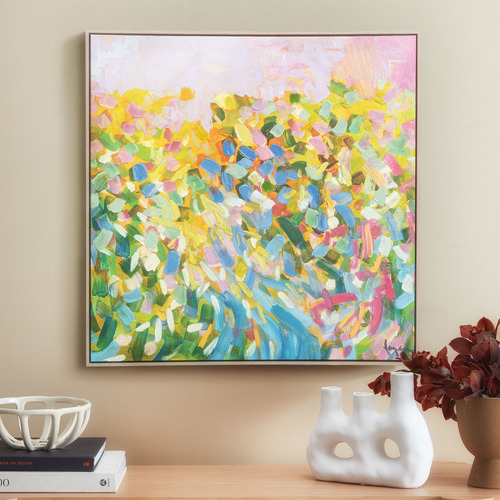 Morning Sunrise Framed Canvas Wall Art