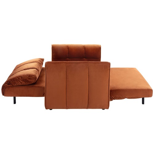 Echo 1 Seater Velvet Single Sofa Bed