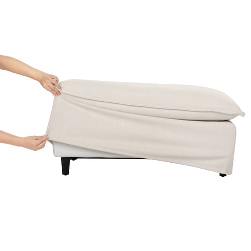 Softy Slipcover Ottoman