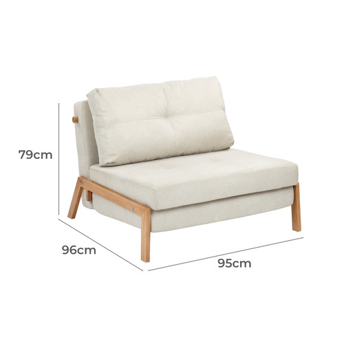 Brad Upholstered Single Sofa Bed