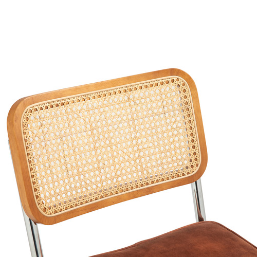 Marcel-Breuer-Cesca-Replica-Velvet-Cantilever-Dining-Chairs