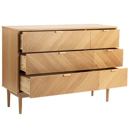 Dion Herringbone Chest of Drawers