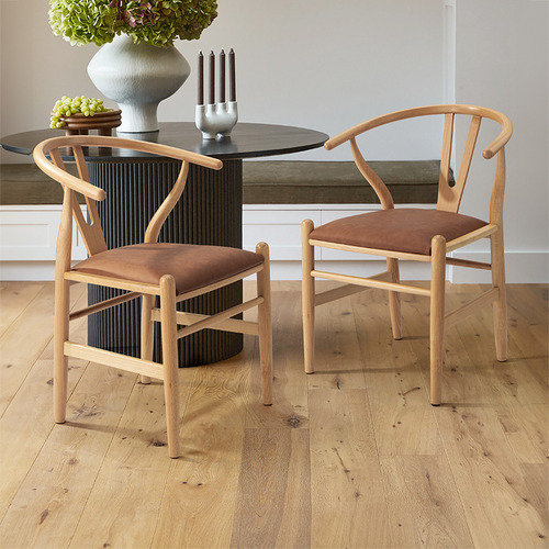 Hans-Wegner-Wishbone-Replica-Solid-Beech-Wood-and-Faux-Leather-Dining-Chairs