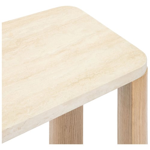 Ronan Travertine Console Table