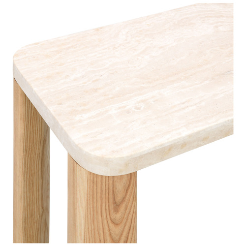 Ronan Travertine Console Table