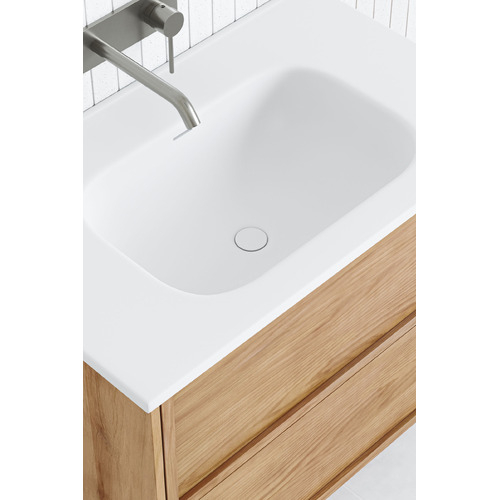 Cali 750mm Wall Hung Single Vanity with Integrated Basin