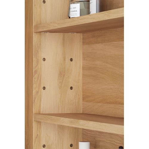Mecca 600mm Arch Mirrored Shaving Cabinet