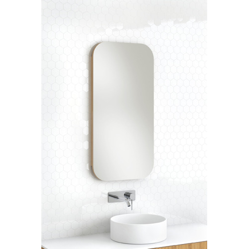Mecca 450mm Rectangle Mirrored Shaving Cabinet
