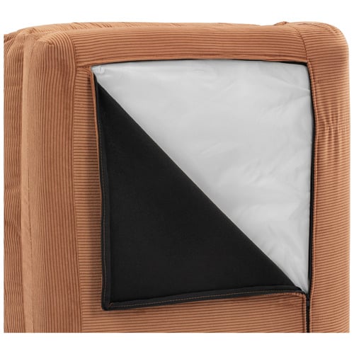 Olly 1 Seater Corduroy Single Sofa Bed