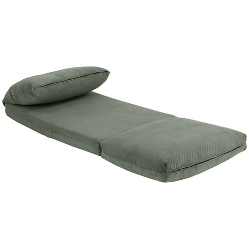Olly 1 Seater Corduroy Single Sofa Bed