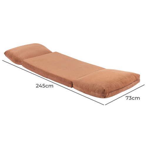 Olly 1 Seater Corduroy Single Sofa Bed