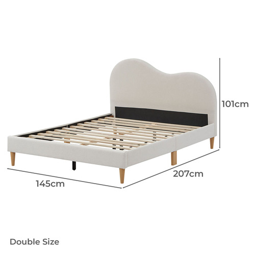 Cloud Boucl&eacute; Bed