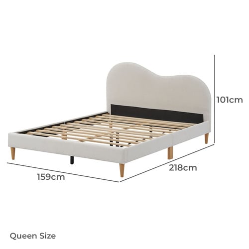 Cloud Boucl&eacute; Bed