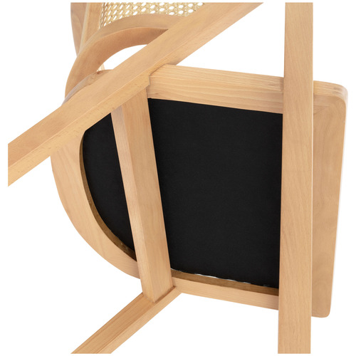 Shun Beech Wood & Rattan Dining Chair