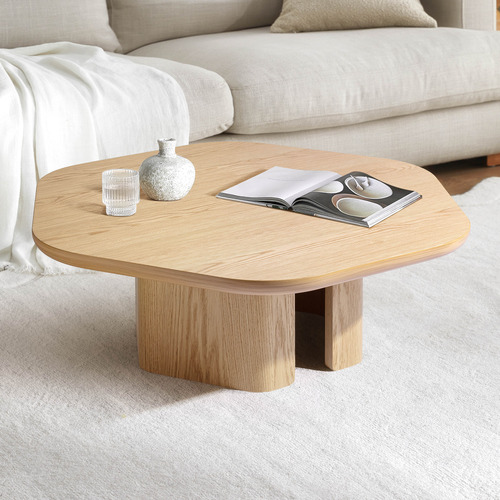 Oak Hex Coffee Table