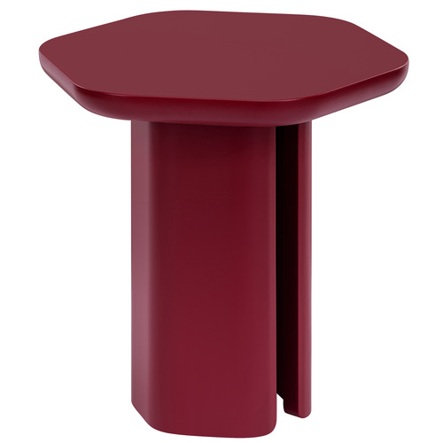 Merlot Hex Side Table