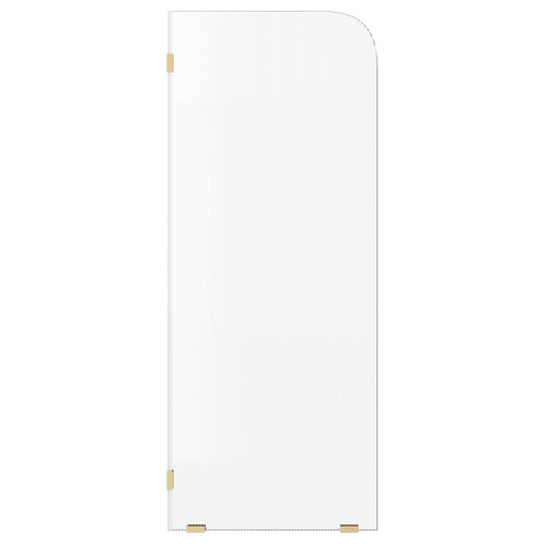 Venroy Left Fluted Glass Shower Screen