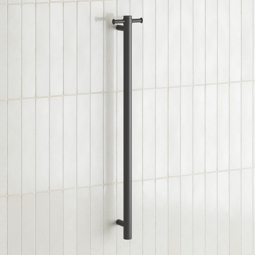 Leo 960mm Vertical Heated Towel Bar