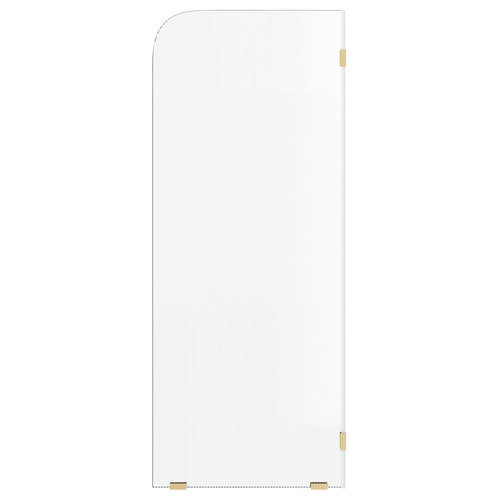Venroy Right Fluted Glass Shower Screen