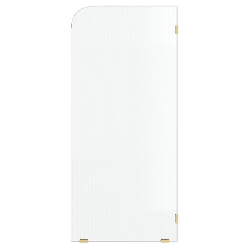 Venroy Right Fluted Glass Shower Screen
