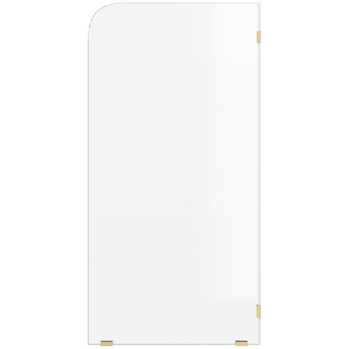 Venroy Right Fluted Glass Shower Screen