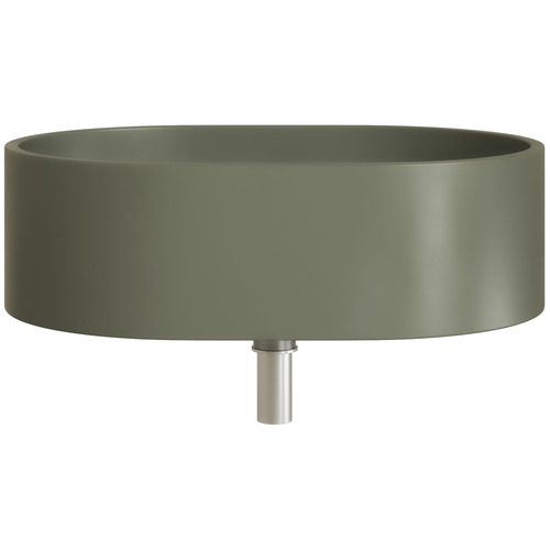Flynn 380mm Oval Concrete Above Counter Basin