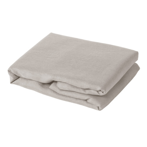 Oatmeal Linen Fitted Sheet