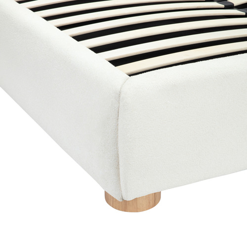 Paloma Boucle Queen Gas Lift Storage Bed