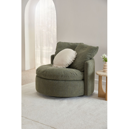 Mellow Premium Swivel Oversized Armchair