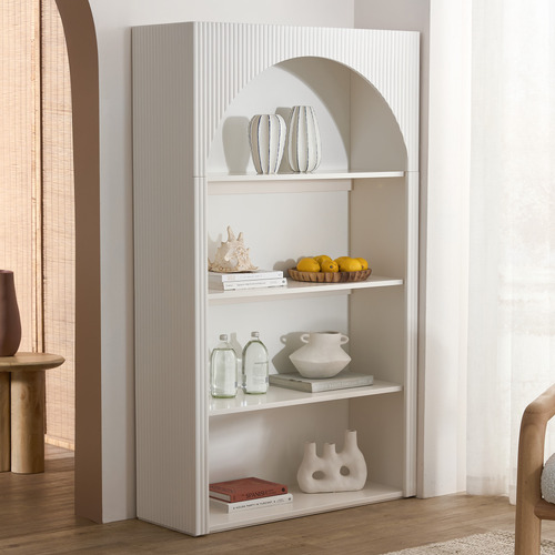 Temple & Webster Mesa Arch 4 Shelf Bookcase