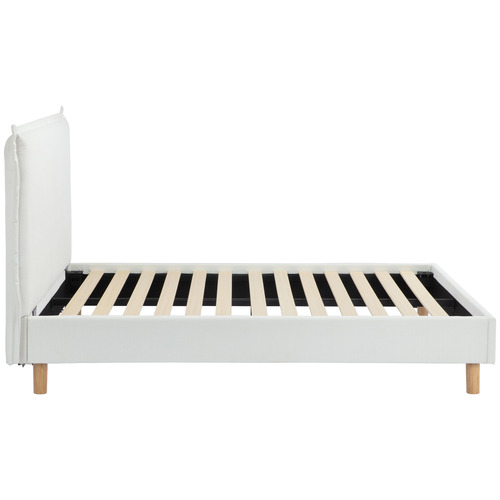 White Dune Upholstered Bed