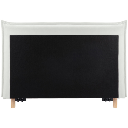 White Dune Upholstered Bed