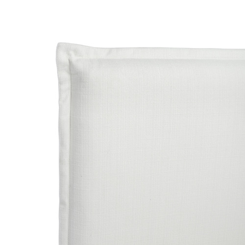 White Dune Upholstered Bed