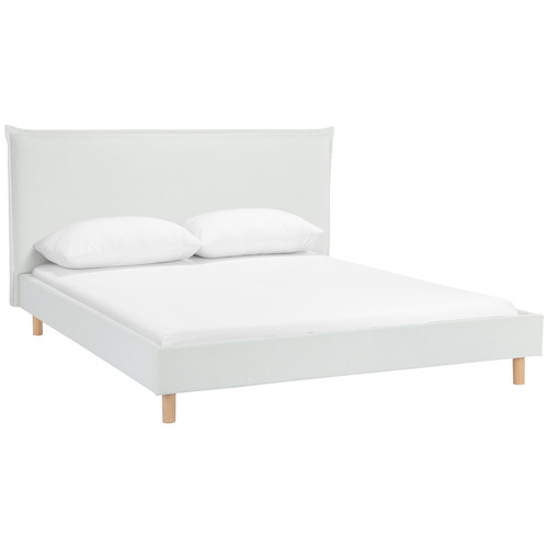 White Dune Upholstered Bed