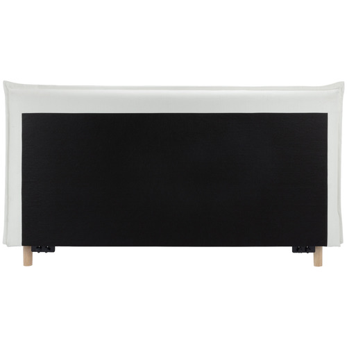 White Dune Upholstered Bed