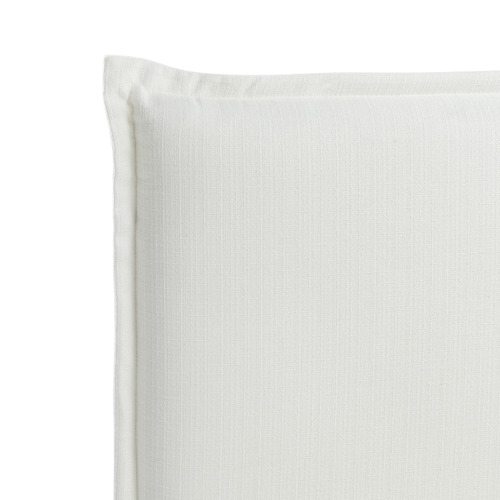 White Dune Upholstered Bed