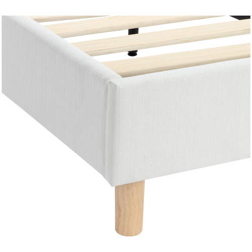 White Dune Upholstered Bed