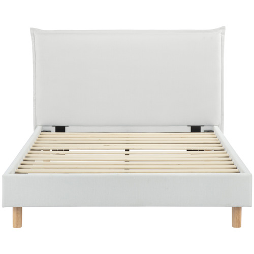 White Dune Upholstered Bed