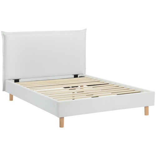 White Dune Upholstered Bed