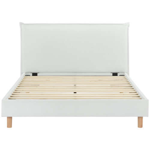 White Dune Upholstered Bed