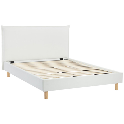 White Dune Upholstered Bed