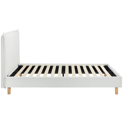 White Dune Upholstered Bed