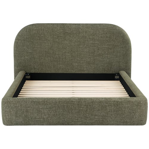 Forest Green Emery Upholstered Bed