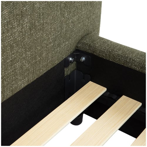 Forest Green Emery Upholstered Bed