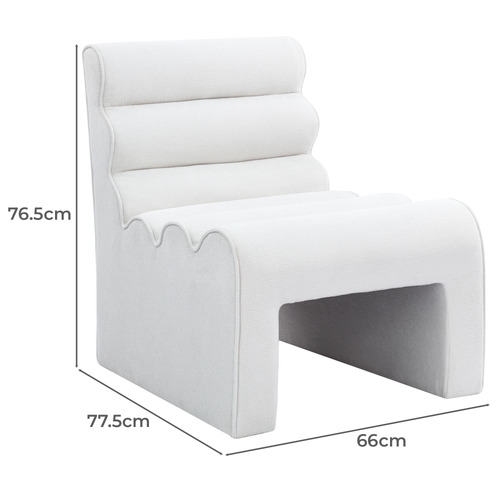 Natural Pablo Chenille Accent Chair