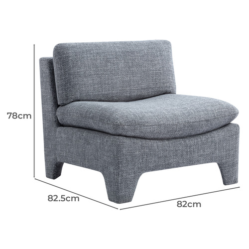 Charcoal Claude Upholstered Accent Chair