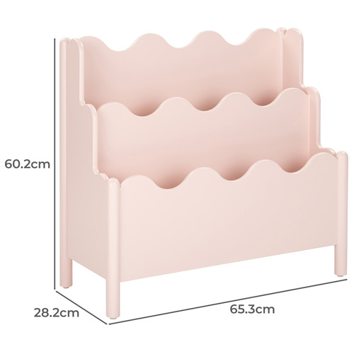 Kids' Wavy Bookcase