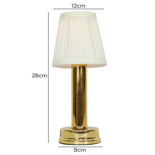 28cm Thea LED Rechargeable Touch Lamp
