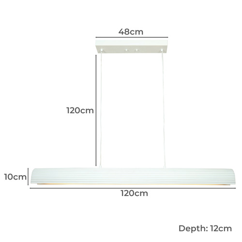 Otto Ribbed Pendant Light